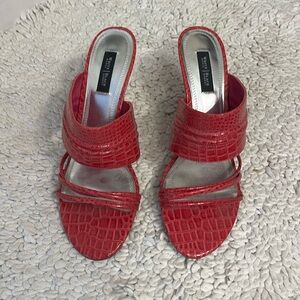 White House Black Market Hot Pink heels